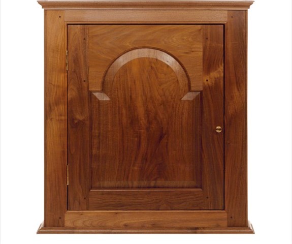 Queen Anne  Walnut Hanging Corner Cupboard