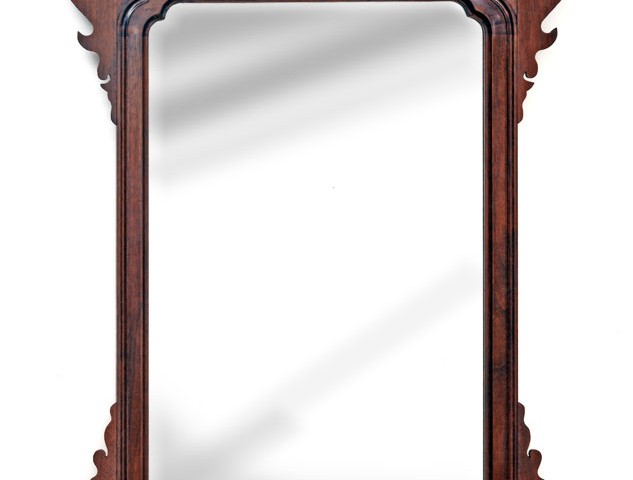 Chippendale Walnut Looking Glass