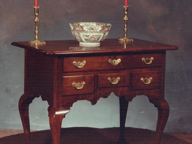 Queen Anne Walnut Dressing Table