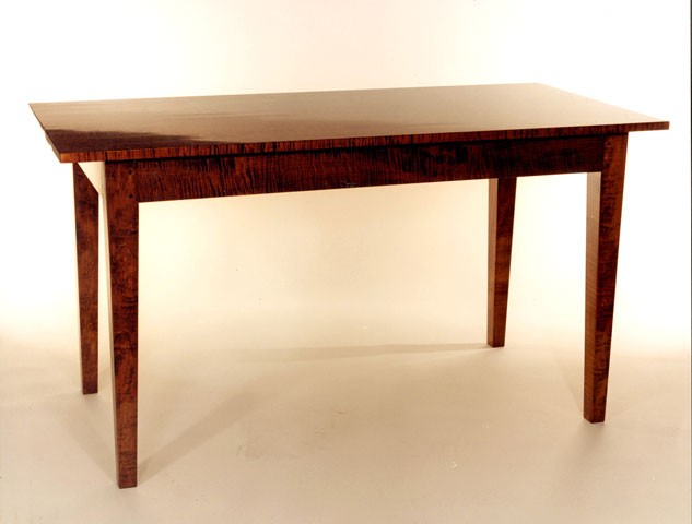 Tiger Maple Harvest Table