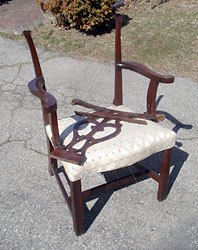 Chippendale Carved Armchair Photo